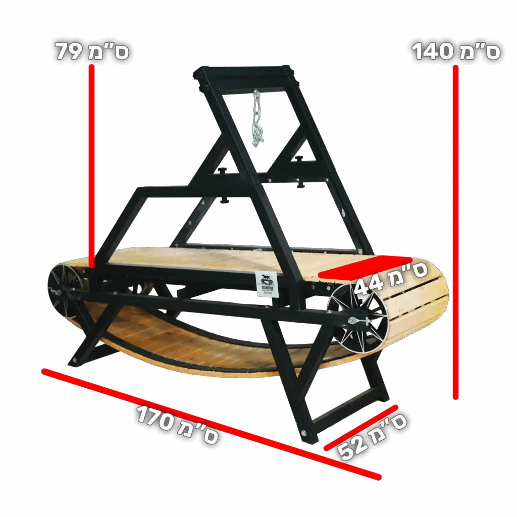 הליכון מכני לכלבים דגם 170 מידות