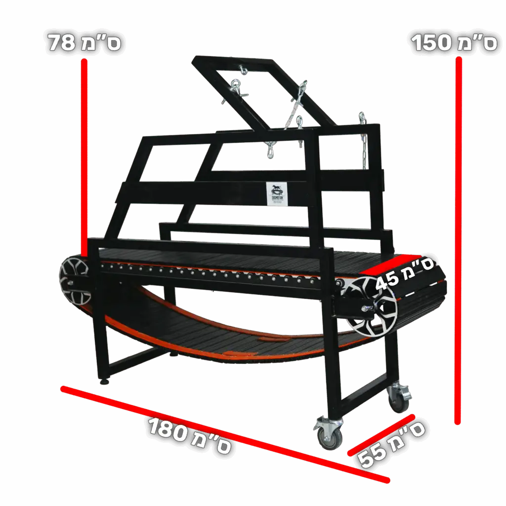 הליכון מכני סטנדרט לכלבים דגם 180 מידות
