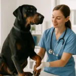 הליכון מכני לשיקום לאחר פציעה של כלב