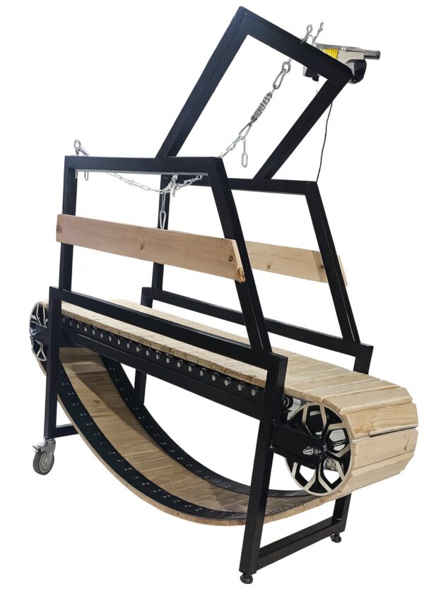 הליכון מכני לכלבים דגם גדול מגיע במידות משתנות ובהתאמה לפי גודל ומשקל הכלב