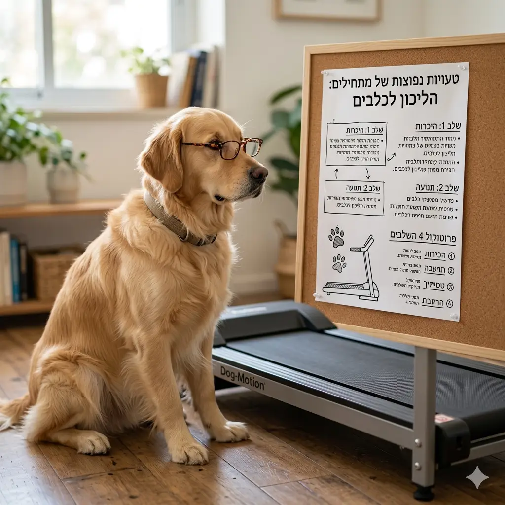טעויות נפוצות בשימוש בהליכון לכלבים